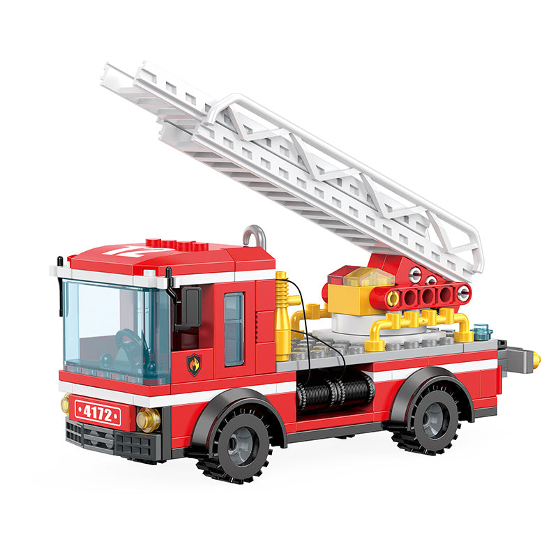 COGO 260PCS Fire Ladder Fire Truck Building Block Toy