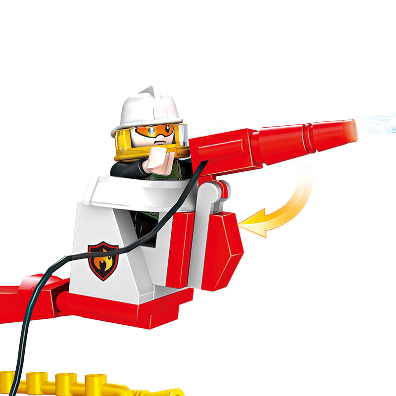 COGO 328PCS Firefighting Sprinkler Truck Building Block Toys