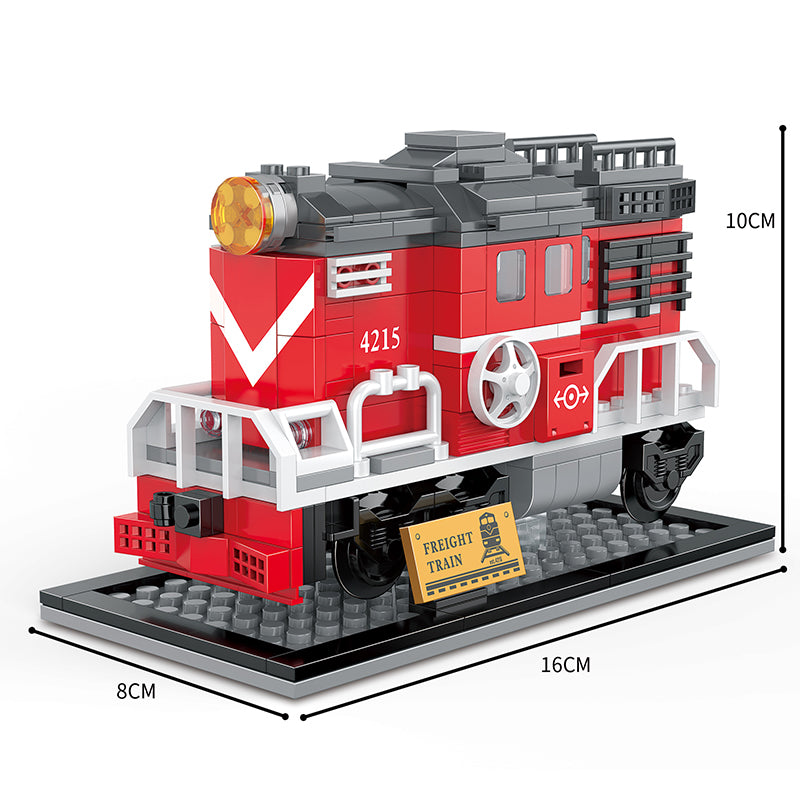 COGO 236PCS Freight Train Building Block Toy