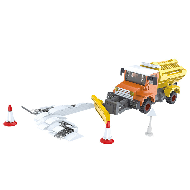 COGO 525PCS City Snowplow Operation Building Blocks Toys