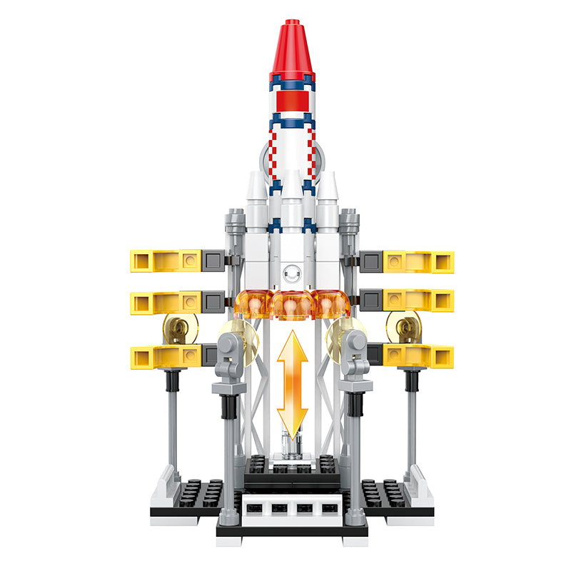 COGO 127PCS Aerospace Rocket Building Block Toys