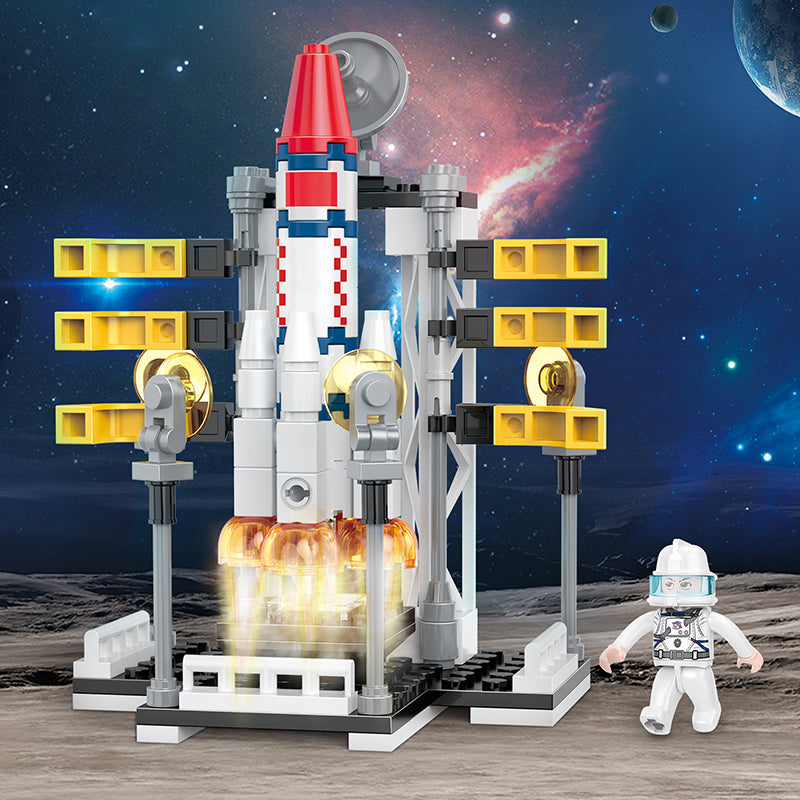 COGO 127PCS Aerospace Rocket Building Block Toys