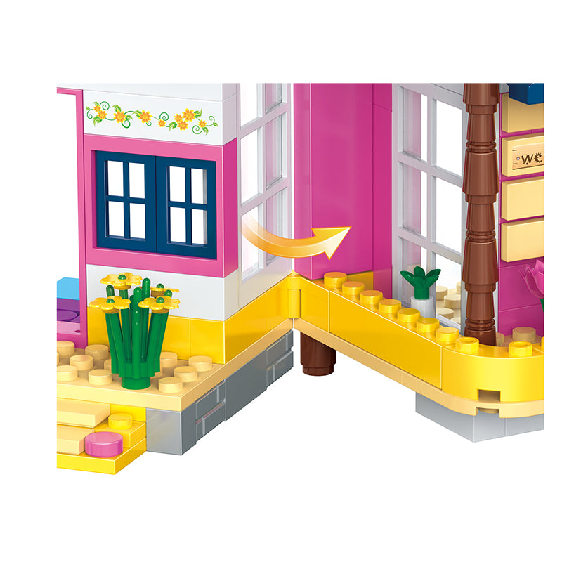 COGO 360PCS Girls Sunshine Villa Building Block Toy