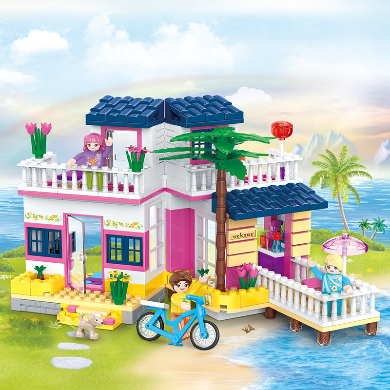 COGO 360PCS Girls Sunshine Villa Building Block Toy