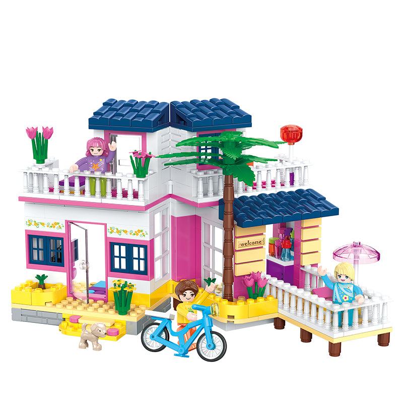 COGO 360PCS Girls Sunshine Villa Building Block Toy