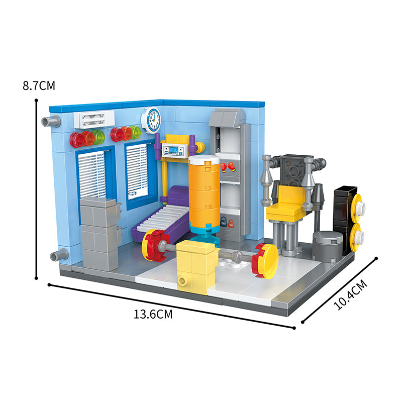 COGO 1422PCS Six-In-One Girl Play House Building Block Toy