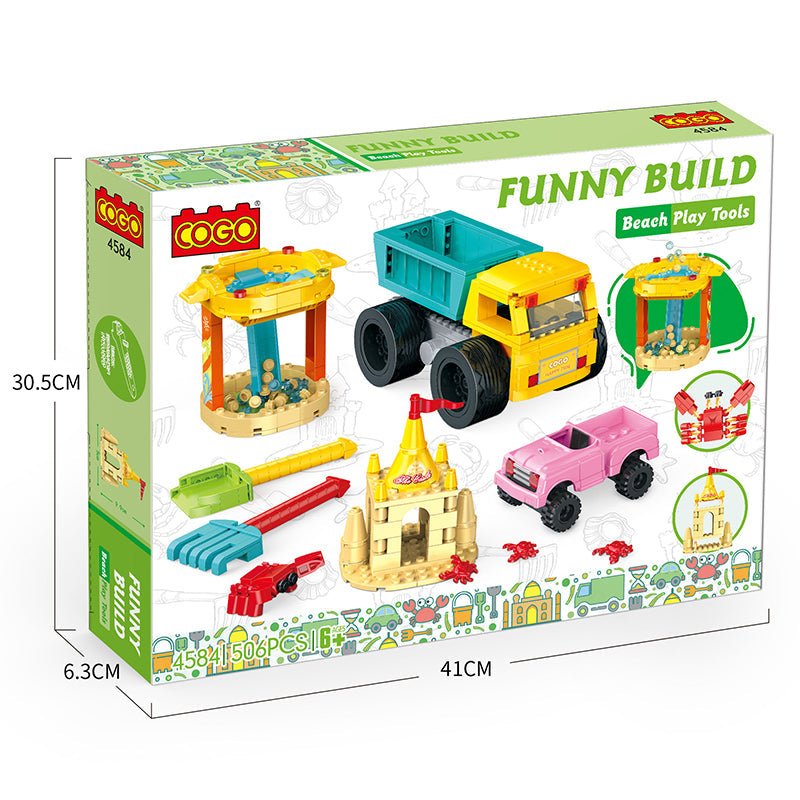 COGO 506PCS Play house beach play tools building block Toys