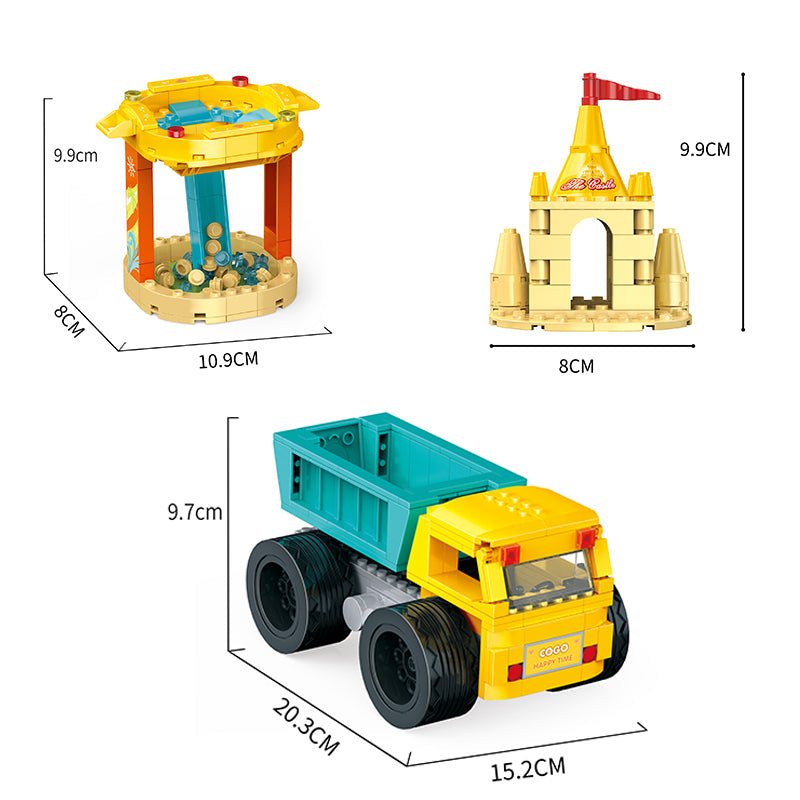 COGO 506PCS Play house beach play tools building block Toys