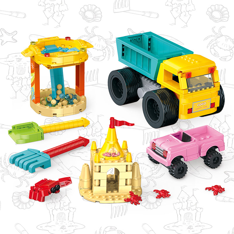COGO 506PCS Play house beach play tools building block Toys