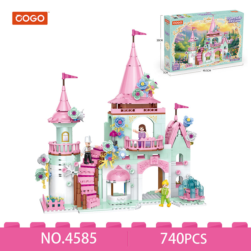 COGO 740PCS Girl Dream Castle Building Block Toy