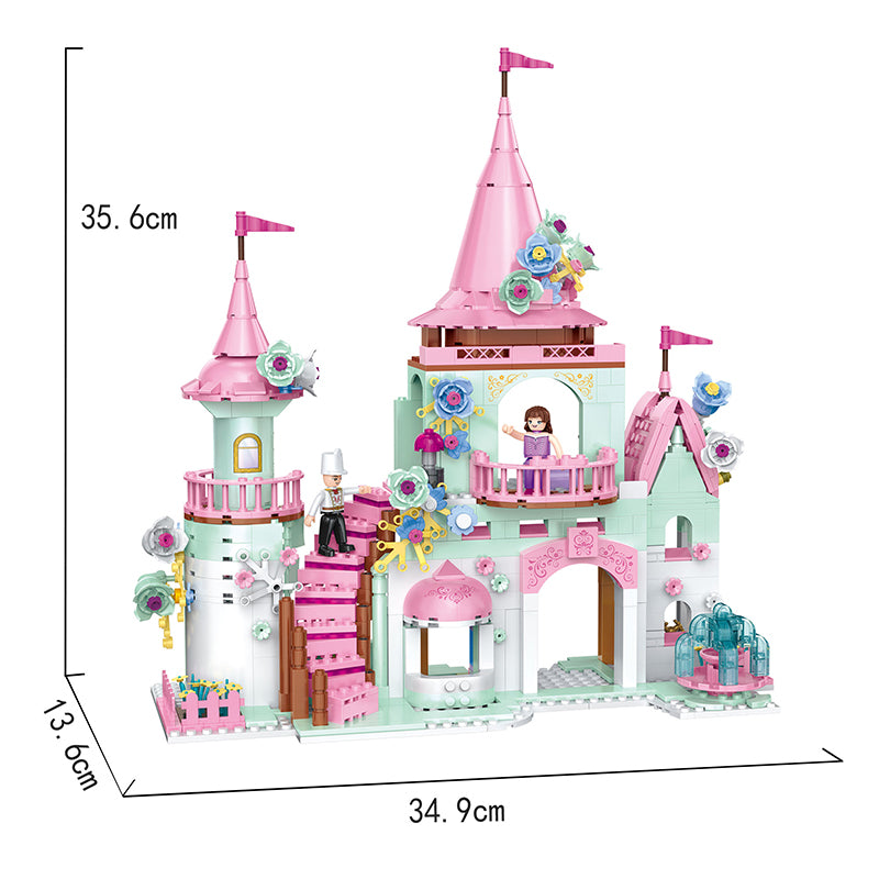 COGO 740PCS Girl Dream Castle Building Block Toy