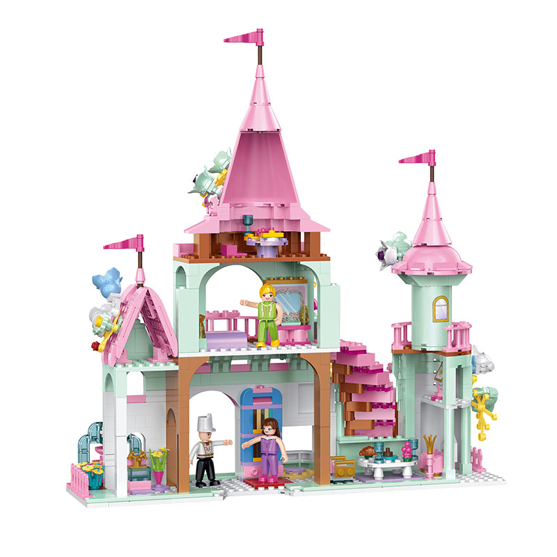 COGO 740PCS Girl Dream Castle Building Block Toy