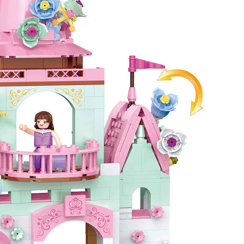 COGO 740PCS Girl Dream Castle Building Block Toy