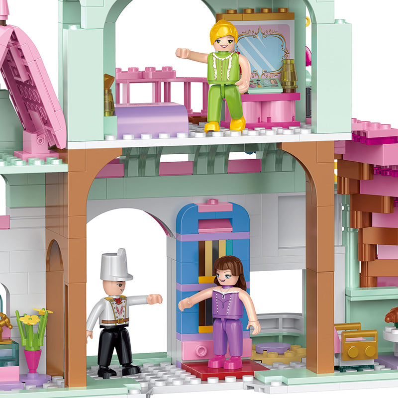 COGO 740PCS Girl Dream Castle Building Block Toy