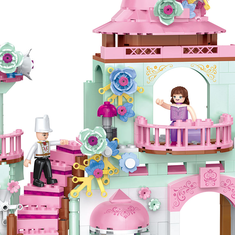 COGO 740PCS Girl Dream Castle Building Block Toy