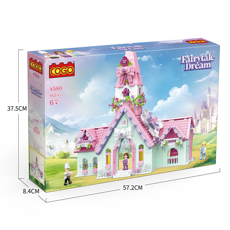 COGO 945PCS Girl Dream Castle Building Block Toy