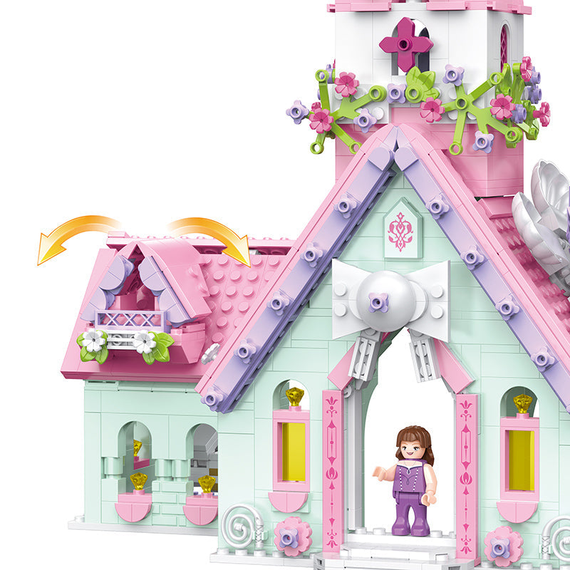 COGO 945PCS Girl Dream Castle Building Block Toy