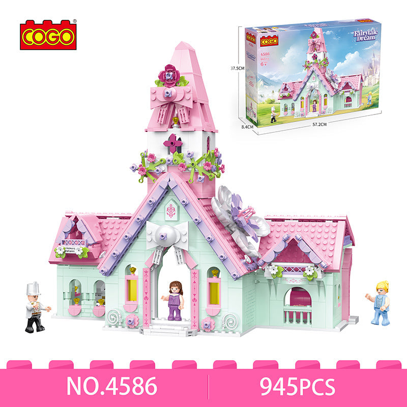 COGO 945PCS Girl Dream Castle Building Block Toy