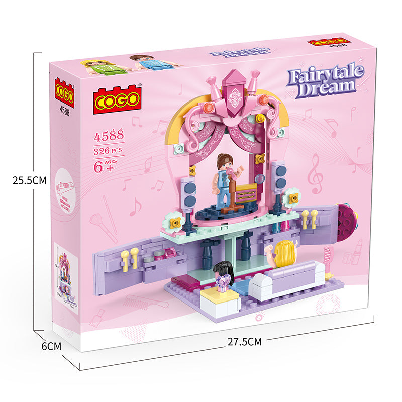 COGO 326PCS Girl Dream Castle Building Block Toy