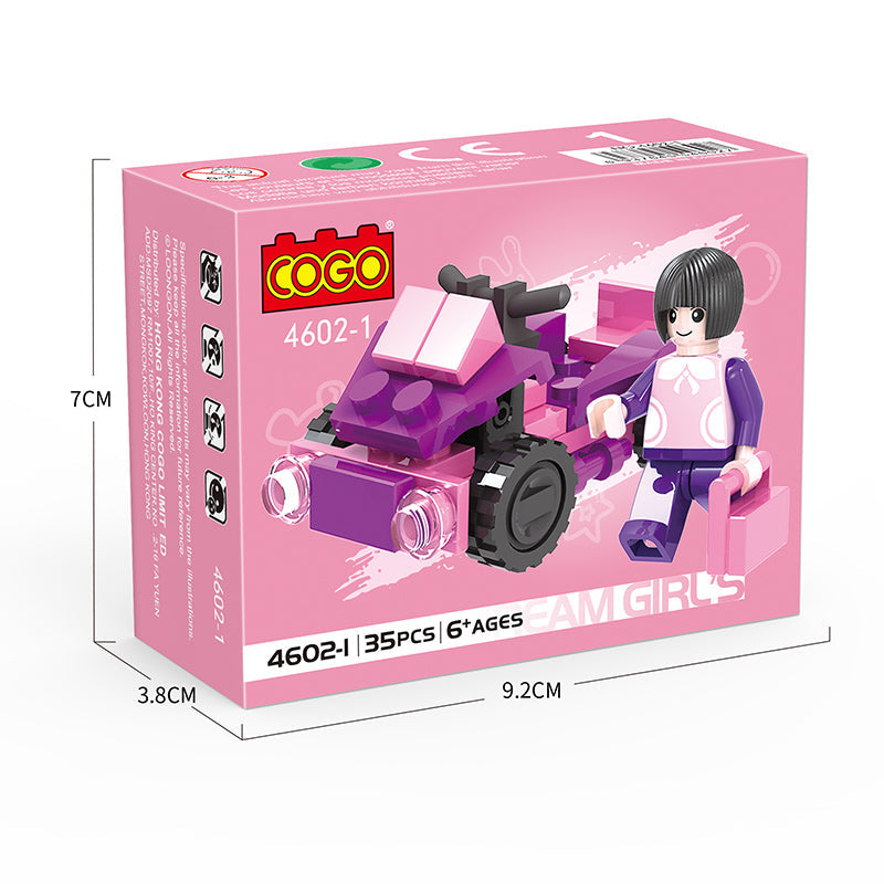 COGO 35PCS Sixteen Three-In-One Creative Building Block Toys