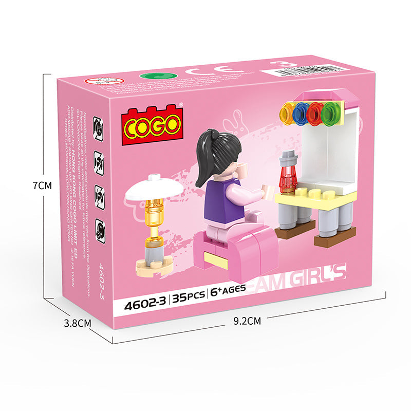 COGO 35PCS Sixteen Three-In-One Creative Building Block Toys