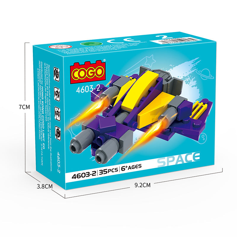 COGO 35PCS Sixteen Three-In-One Creative Building Block Toys