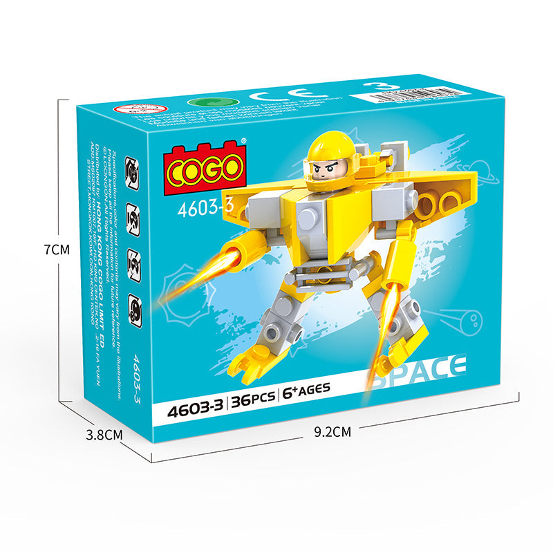 COGO 35PCS Sixteen Three-In-One Creative Building Block Toys