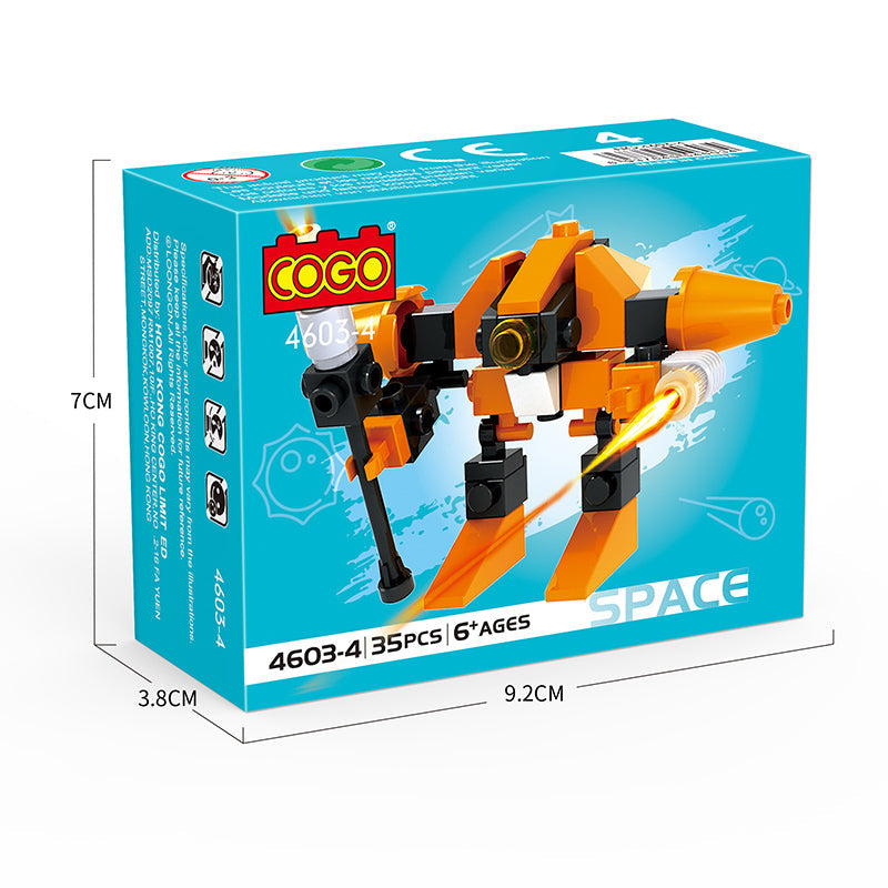 COGO 35PCS Sixteen Three-In-One Creative Building Block Toys