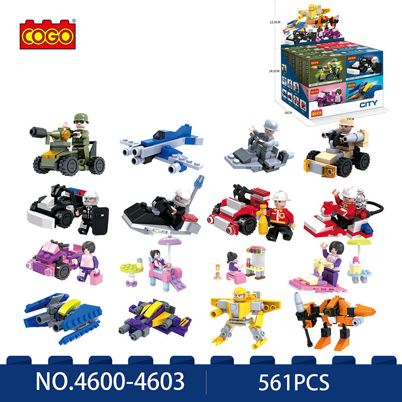 COGO 35PCS Sixteen Three-In-One Creative Building Block Toys