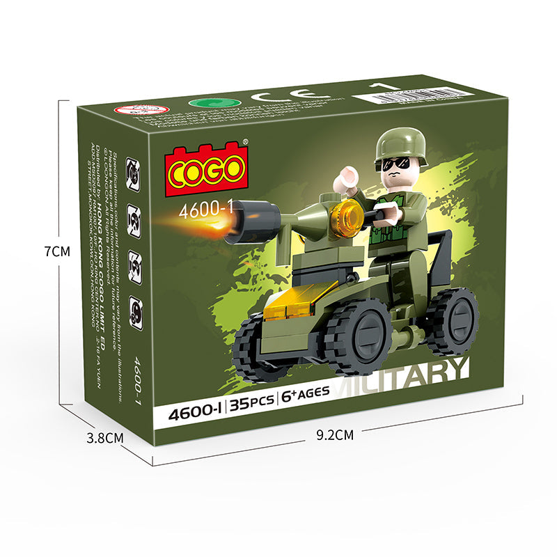 COGO 35PCS Sixteen Three-In-One Creative Building Block Toys