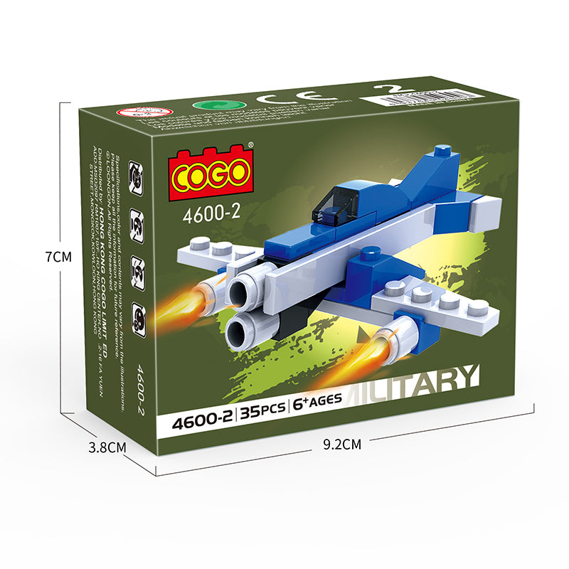 COGO 35PCS Sixteen Three-In-One Creative Building Block Toys