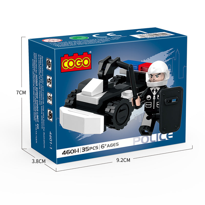 COGO 35PCS Sixteen Three-In-One Creative Building Block Toys