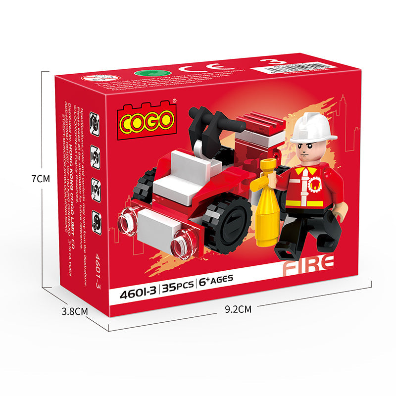 COGO 35PCS Sixteen Three-In-One Creative Building Block Toys