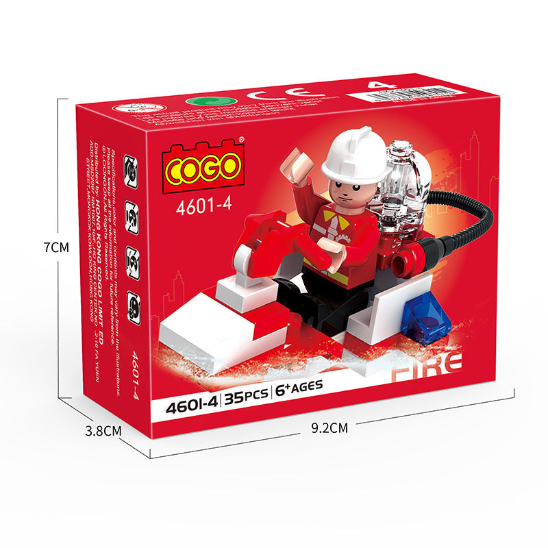 COGO 35PCS Sixteen Three-In-One Creative Building Block Toys