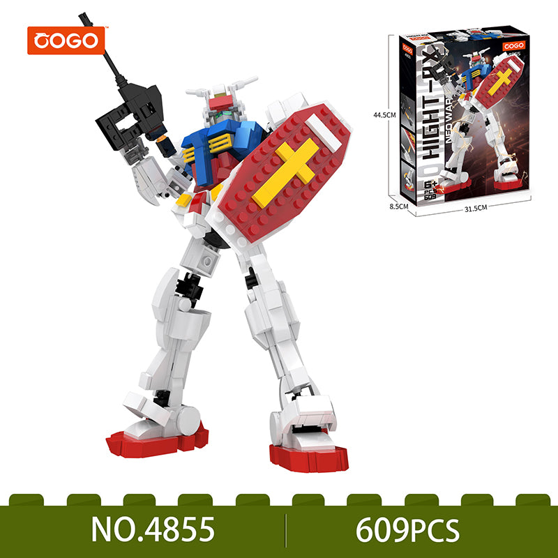 COGO 609PCS Mecha Transformation Series Building Blocks Toys