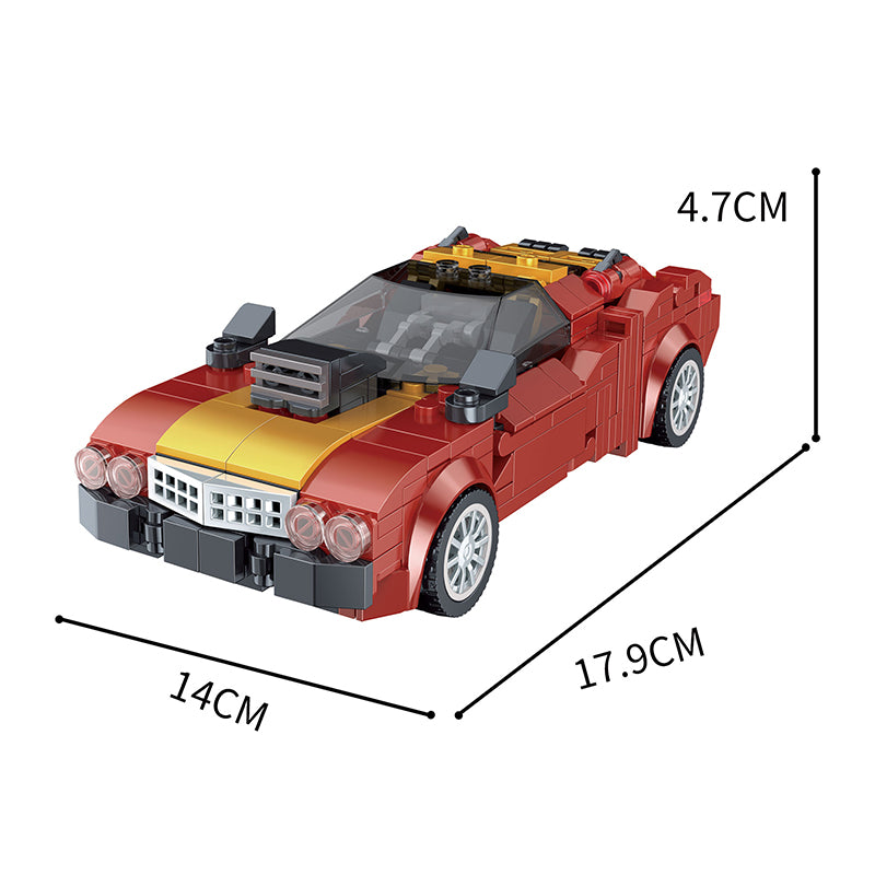 COGO 391PCS Transformation Series Transform Mech Sports Car Building Blocks Toys