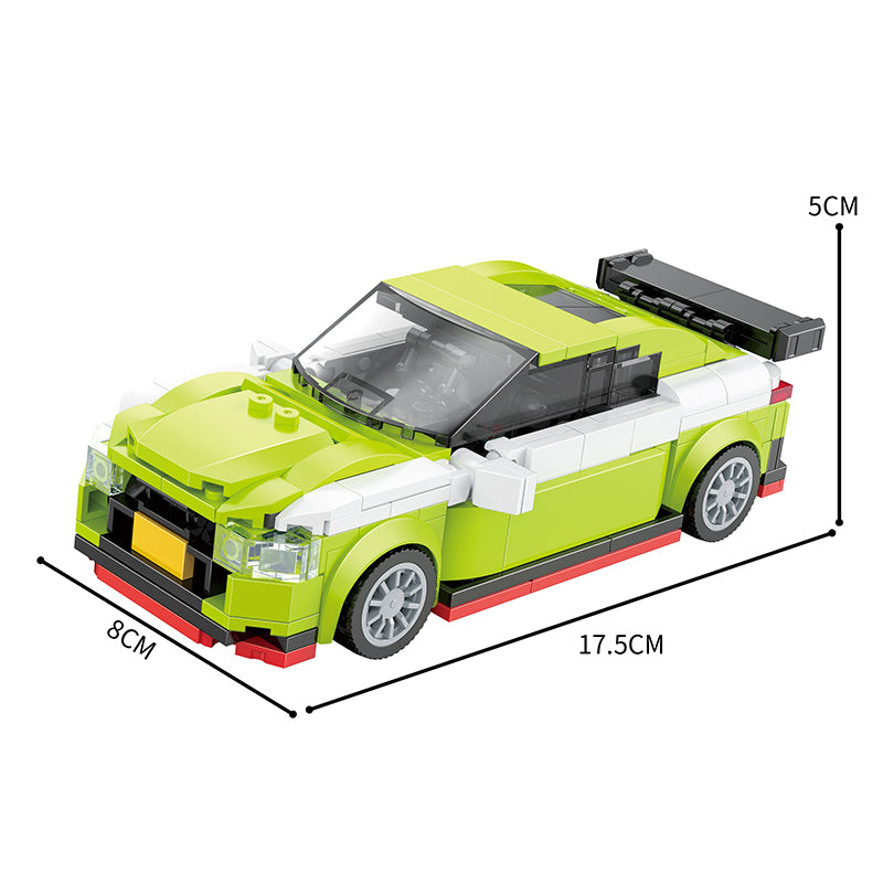 COGO 383PCS Transformation Series Transform Mech Sports Car Building Blocks Toys