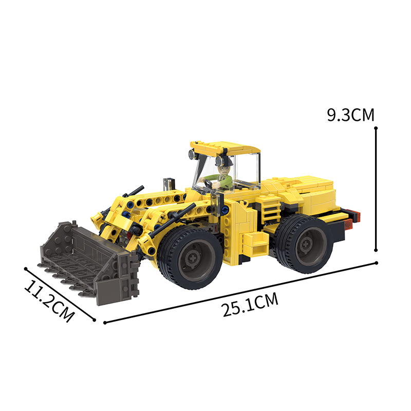 COGO 448PCS Transformation Series Transform Mech Bulldozer Building Blocks Toys