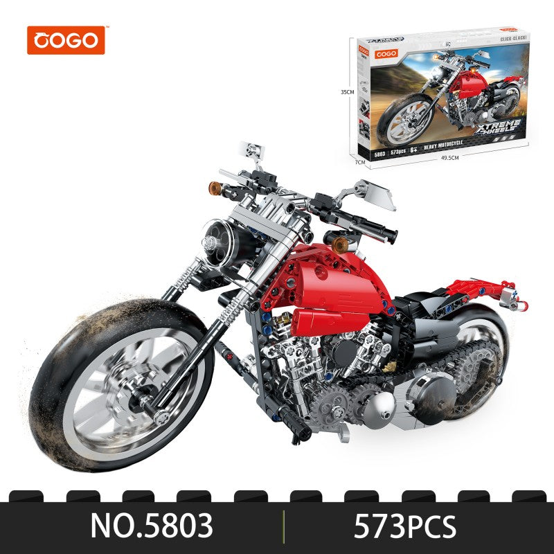 COGO 573PCS Technology Car Motorcycle Building Block Toys