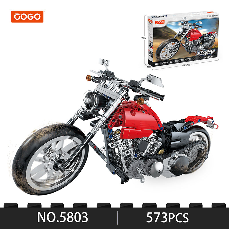 COGO 573PCS Technology Car Motorcycle Building Block Toys
