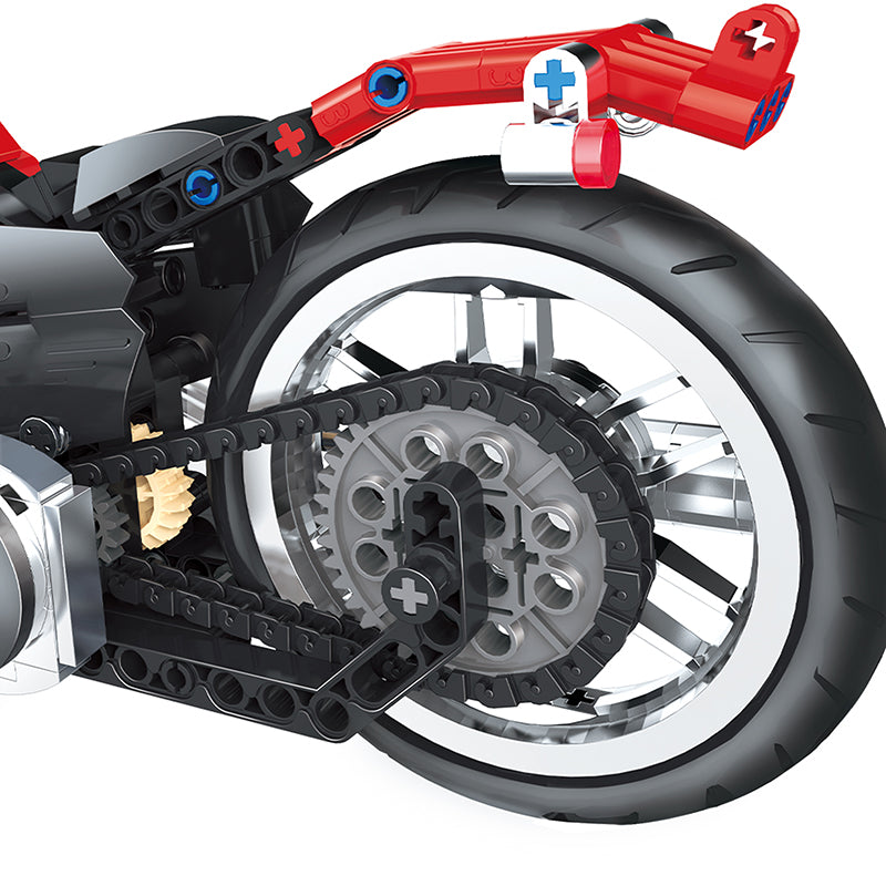 COGO 573PCS Technology Car Motorcycle Building Block Toys