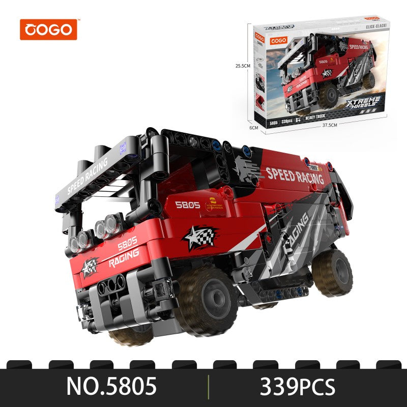 COGO 339PCS Technology Vehicle Heavy Duty Truck Building Block Toy