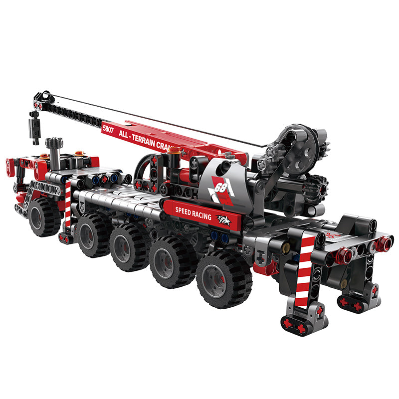 COGO 456PCS Technology Vehicle Heavy Duty Crane Building Block Toy
