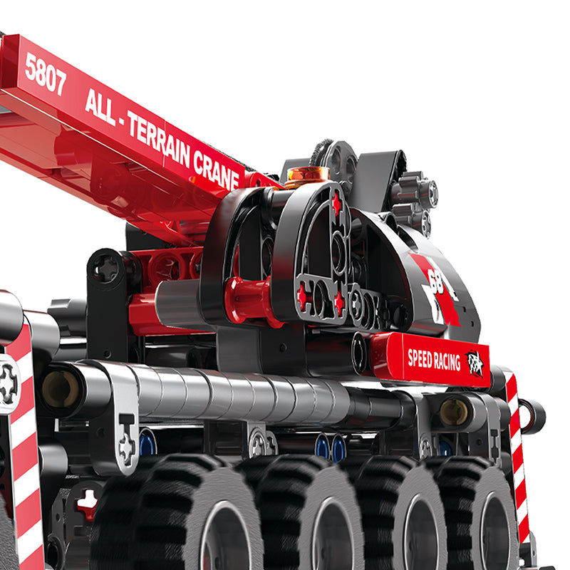 COGO 456PCS Technology Vehicle Heavy Duty Crane Building Block Toy