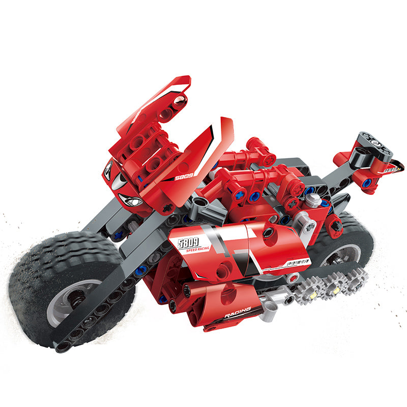 COGO 300PCS Technology Car Motorcycle Building Block Toys