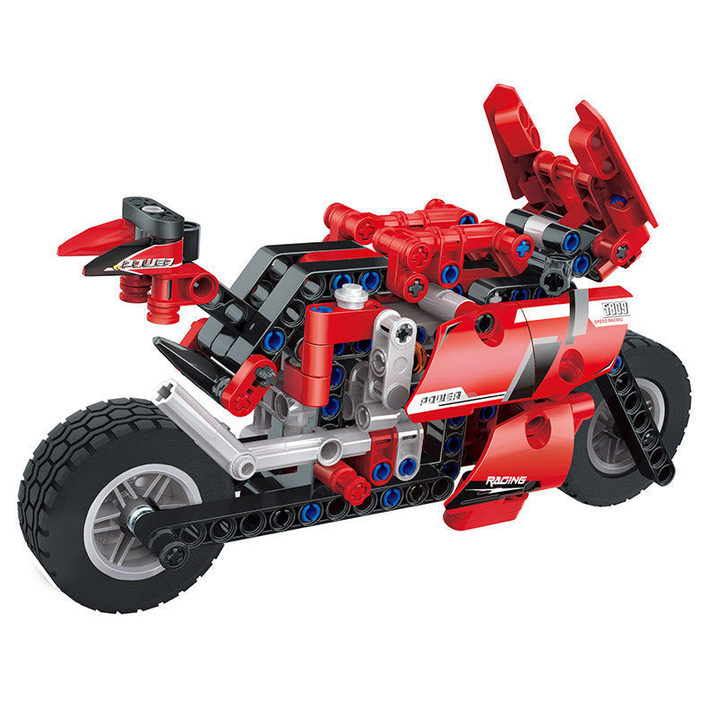 COGO 300PCS Technology Car Motorcycle Building Block Toys