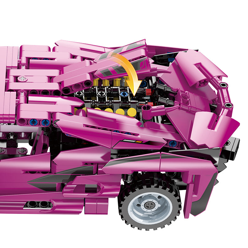 COGO 929PCS Technology Racing Building Block Toys