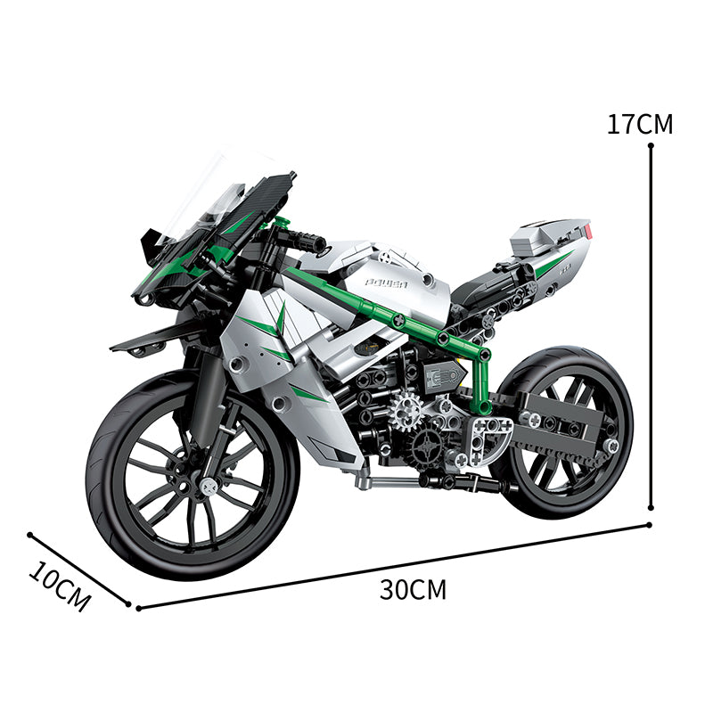 COGO 600PCS Technology Motorcycle Building Block Toys