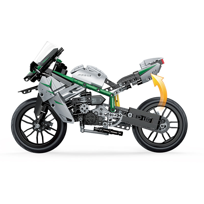 COGO 600PCS Technology Motorcycle Building Block Toys