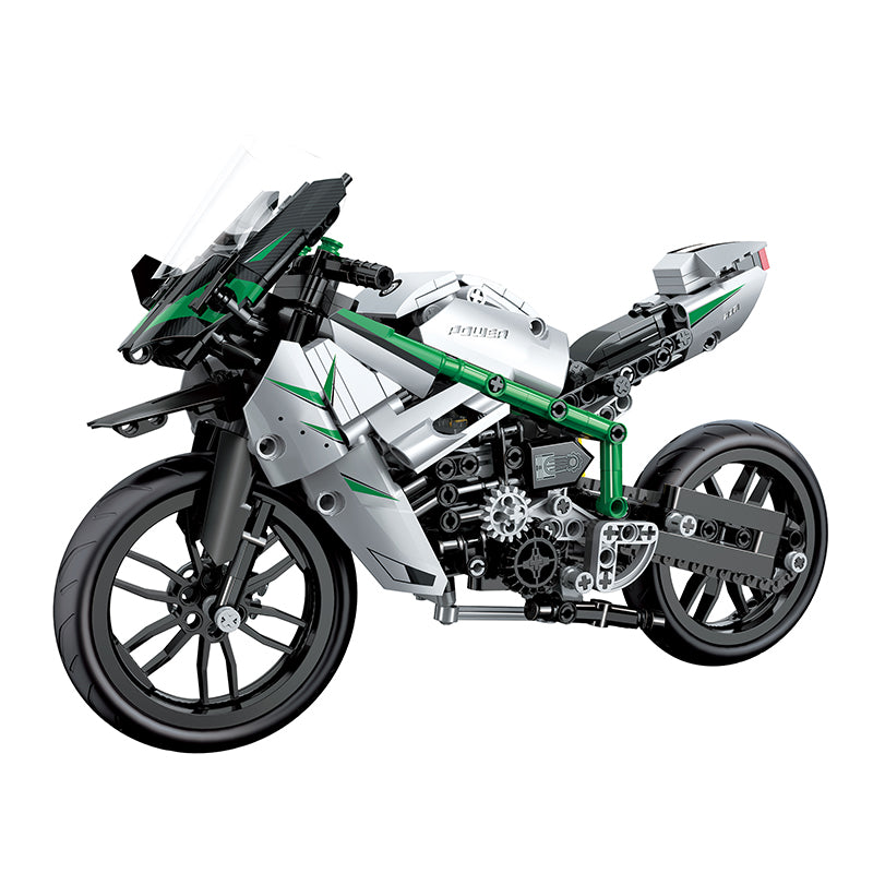 COGO 600PCS Technology Motorcycle Building Block Toys